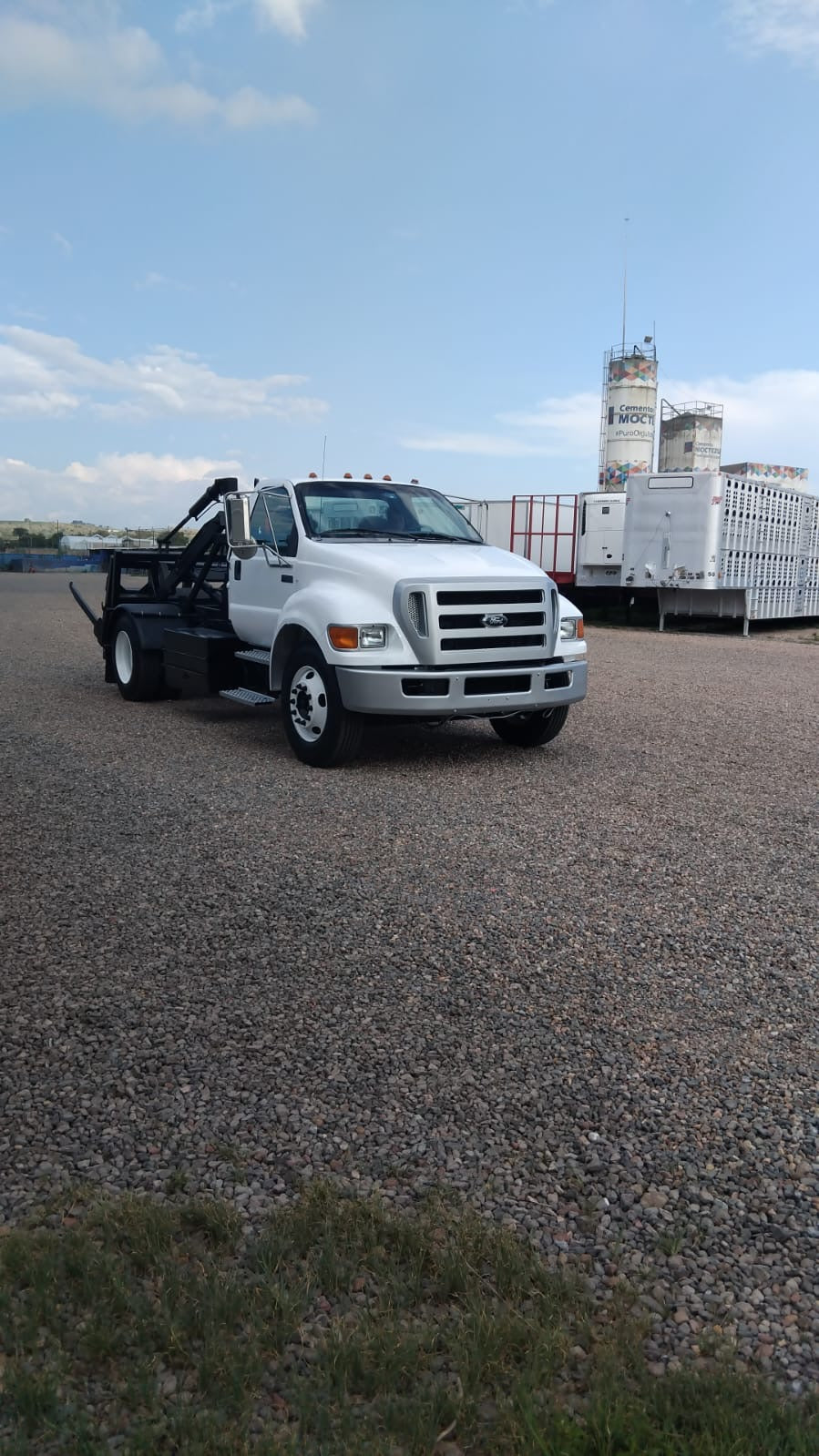Camión Ford 650 Portacontenedores